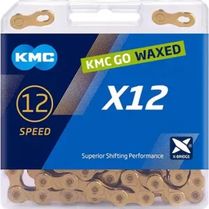 Rychlé Dodání Řetěz KMC X12 Gold Ti-N Waxed, 12 Speed