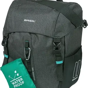 Autentický Jednoduchá taška Basil Discovery 365D L cerná melee, 20 l, MIK hácky