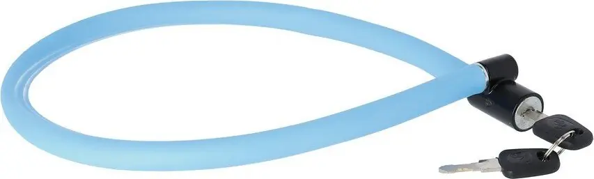 Akční Nabídka Kabel.zámek  AXA Resolute 60/6 délka 60cm, Ø6mm, led.modrá