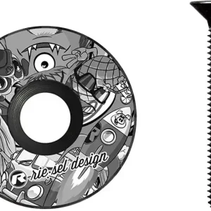 Limitovaná Edice Karbónové viečko RIESEL Stickerbomb Eyecatcher UltraBlack