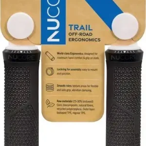 Rukojeti HERRMANS Nucore Trail Peak 130mm, Ø 22mm, cerná, DD46 BL+BR Aktuální