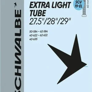 Duše Schwalbe SCV 19-EL Extra Leicht 27.5/28" 40/62-584/635 SCV sw 40mm Cenový Hit
