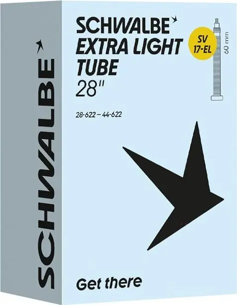 Horká Nabídka Duse Schwalbe SV 17-EL Extra lehka 28x1.10-1.65" 28/44-622 SV 60mm