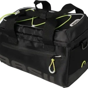 Pouze Dnes Brašna na nosic Basil Miles cerná limet.,32x20x20,5cm, 7l, vodotesné