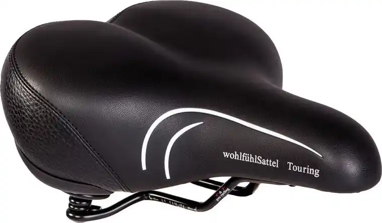 Koupit Online sedlo P&P Touring pruž.578 cerná, unisex, 265x230mm, cca 830g