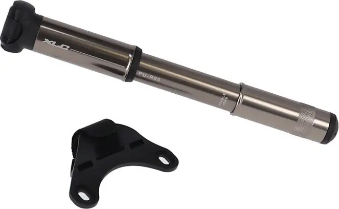 XLC Mini pumpa Road PU-R03 11 barstríbrná/modrá,220mm,Al,dual.hlava Ověřený