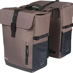 Dvojitá taška Basil Move MIK hnedá, 30l Víkendová Akce