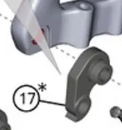 Patka rámu LAPIERRE Xelius DRS SRAM AXS version post mount Limitovaná Edice