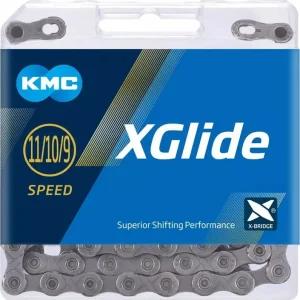 Dokud Zásoby Vydrží Řetěz KMC X-Glide Grey Cues, 11-10-9 Speed