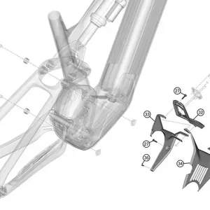 Bezpečná Platba Kryt motoru Haibike Gen5 CX CF vc.šroubu