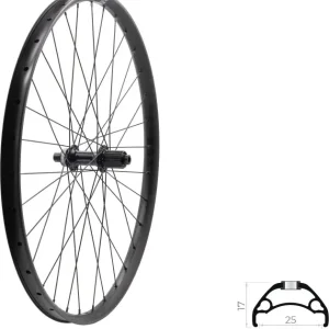 Zapletené kolo zadní KLS ASESINO 25 DSC R, 28/29", black Sezónní Sleva