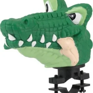 Přímo Od Výrobce XLC Detský klakson Krokodýl pro upevnení na rídítka