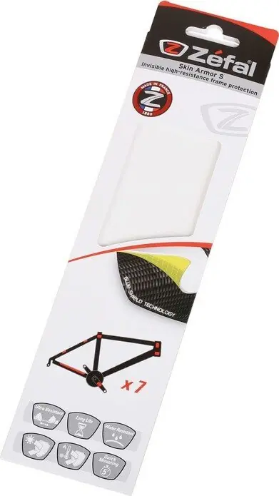 Originální Ochrana rámu Zéfal Skin Armor S transparentní vel.S 7 Patches