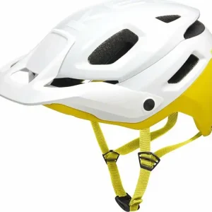 přilba KED Pector MIPS M bílá žlutá matná 52-58 cm Bezpečná Platba