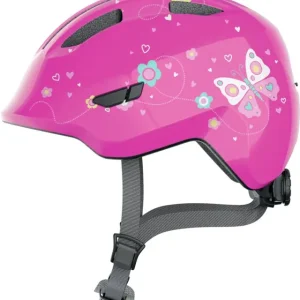 přilba ABUS - Smiley 3.0 pink butterfly Must-Have