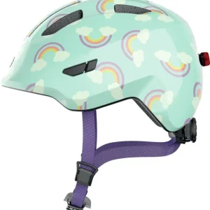 Speciální Cena přilba ABUS - Smiley 3.0 LED blue rainbow