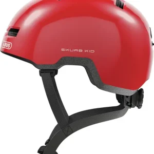 Trendový přilba ABUS - Skurb Kid shiny red