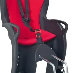 Nejprodávanější detská sedacka Hamax Kiss cerná/cervená upevnení na rámovou trubku