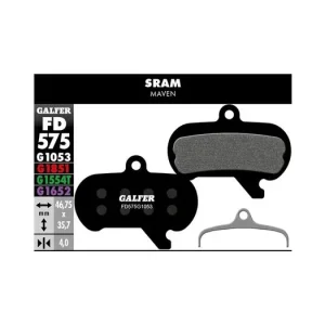 Finální Výprodej Brzdové destičky GALFER Performance FD575 Sram Maven