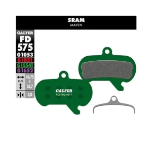 Expresní Doručení Brzdové destičky GALFER PRO FD575 Sram Maven