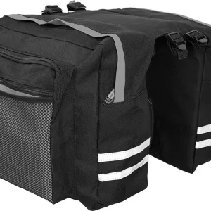 dvojbrašna BASIC zadní na nosič černo/šedá Super Cena