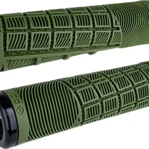 Autentický Gripy MTB ODI Reflex V2.1 135 mm White/army green