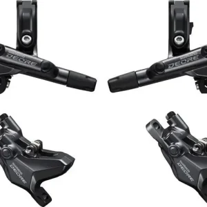 Rychlé Dodání brzda kotoučová SHIMANO Deore M6100 p+z (800+1600 mm) komplet bez kotoučů, (zadní J-kit)