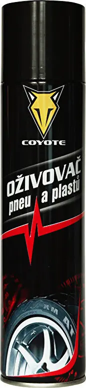 oživovač pneu a plastů COYOTE Profi spray 400 ml Novinka