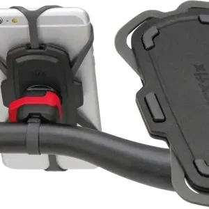 Finální Výprodej Držák na telefon KLICKfix Quad Mini šedá/crn,6x3,8x11cm,80g,Quad Mini adapt