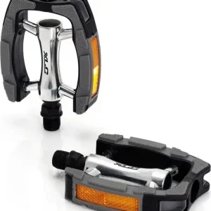 XLC City-/Comfort-Pedál hliník plast.potah cern./stríbrná/šedá Hit Sezóny