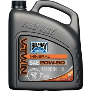 Exkluzivní Motorový olej Bel-Ray V-TWIN MINERAL 20W-50 4 l