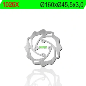 Brzdový kotouč NG 1026X DIS1026X 210.1026X Ověřený