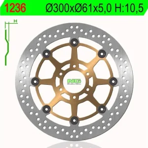 Sezónní Sleva Brzdový kotouč NG 1236 DIS1236 210.1236