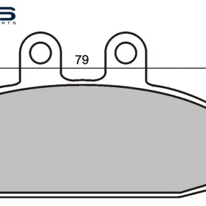 Sleva Brzdové destičky RMS 225100060 organické RMS.225100060