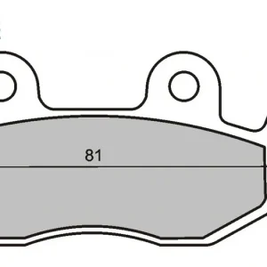Trendový Brzdové destičky RMS 225100270 organické RMS.225100270