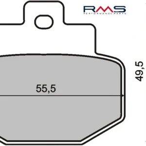Přímo Od Výrobce Brzdové destičky RMS 225100450 organické RMS.225100450