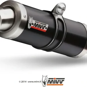 Bezpečná Platba 2 koncovky výfuku MIVV GP K.010.LXB Černá ocel 73.K.010.LXB