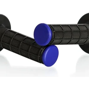 Motokrosové rukojeti MOTION STUFF ADVANCED černá/modrá (half-waffle) STF-201-2203 Celosvětová Doprava