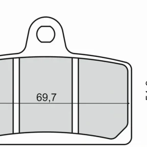 Pouze Dnes Brzdové destičky RMS 225103160 organické RMS.225103160