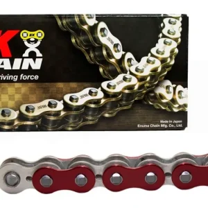 QX-kroužkový řetěz EK 520 SRX2 120 L Metalická červená 112662 100701A120AR Hromadná Objednávka