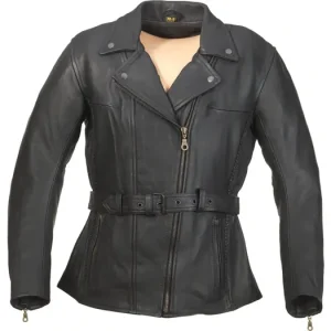 Trendový Dámská kožená bunda Germas Marlene - černá