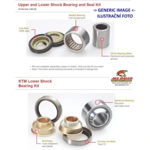 Ložisko oka zadního tlumiče All Balls Racing RSB29-5076 907.29.5076 Profesionální