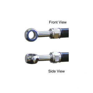 Značkový Banjo Venhill POWERHOSEPLUS 3/60091C M8 straight chrom V360091