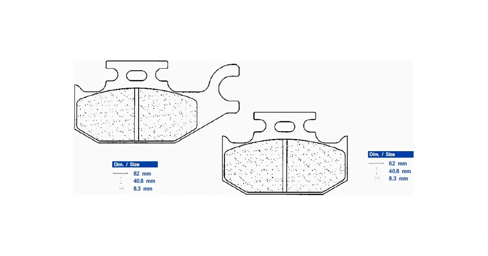 Brzdové destičky CL BRAKES 1236 ATV1 1236ATV1 200.1236.AT Limitovaná Edice