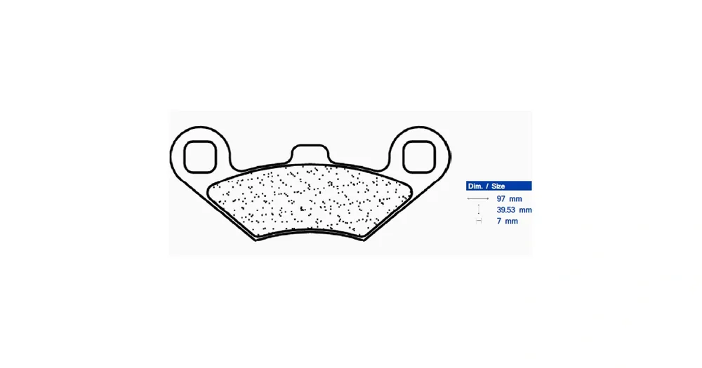 Brzdové destičky CL BRAKES 3105 MSC 3105MSC 200.3105.MS Akční Nabídka