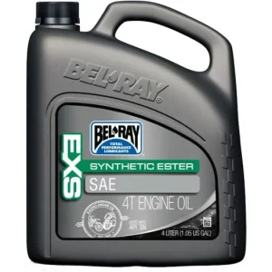 Motorový olej Bel-Ray EXS FULL SYNTHETIC ESTER 4T 10W-40 4 l Garance Vrácení Peněz