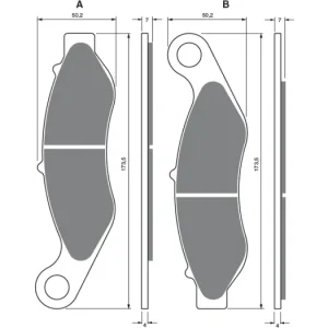 Aktuální Brzdové destičky GOLDFREN 352 S3 106583 797.S3.52