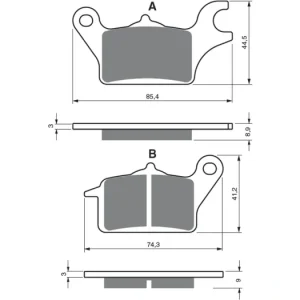 Hromadná Objednávka Brzdové destičky GOLDFREN 357 S3 106600 797.S3.57