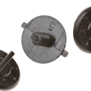 Šrouby kšiltu pro přilby Cross Cup dospělé a dětské, CASSIDA - ČR (černé, sada 3 ks) Novinka