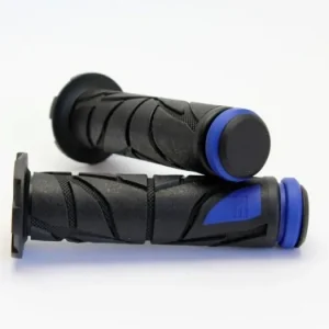 Moderní Rukojeti na skútr MOTION STUFF černá/modrá STF-201-2033